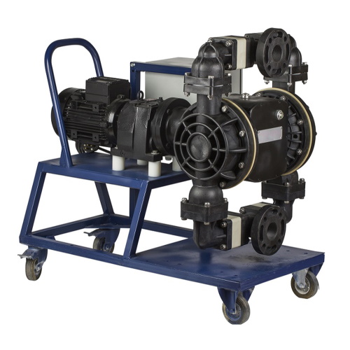 MOBİL ELEKTRİKLİ ÇİFT DİYAFRAMLI POMPA